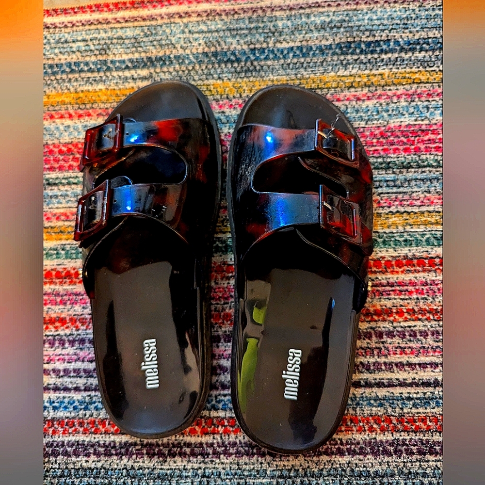 Melissa sandells bought in Brazil.